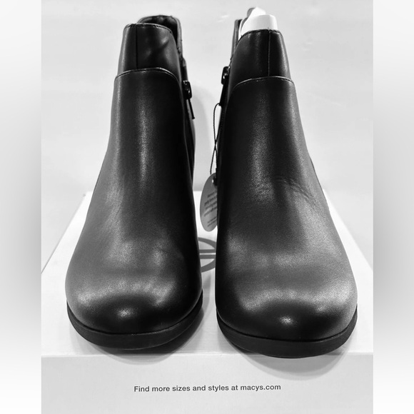 Giani Bernini Sz 9M Abalina Memory Foam Ankle Boot Pump Heel Arch Support Zip Up - Picture 4 of 13